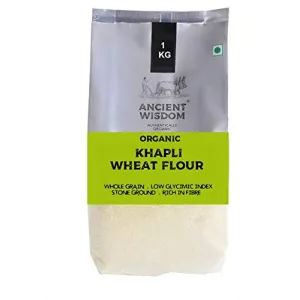 Organic Khapli Wheat (Emmer Wheat) Flour - 1 KG (35.27 OZ)