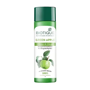 Biotique Green Apple Shine & Gloss Shampoo & Conditioner For Glossy Healthy Hair 190 ml