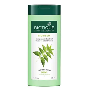 Biotique Bio/Fresh Neem Margosa Anti Dandruff Shampoo and Conditioner 180ml