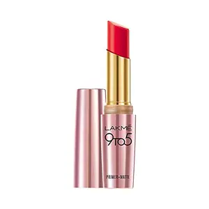 Lakme 9 to 5 Matte Lip Color Red Coat R1 3.6g