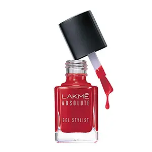 Lakme Absolute Gel Stylist Nail Color Scarlet Red 12 ml