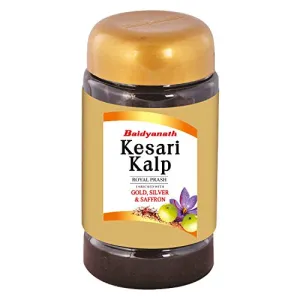 Baidyanath Kesari Kalp Royal Chyawanprash - 1kg - Promotes Vitality Strength & Stamina in Adults and Elderly | Revitalizer Enriched with Gold and Saffron
