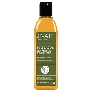 Jiva Massage Oil - 120 ml - Pack of 1 - Pure Herbs Used Reduces Muscular Stiffness & Pains