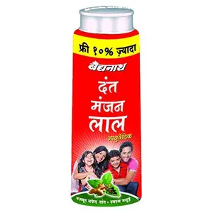 Baidyanath Lal Dant Manjan - 220 g (Pack of 3)