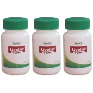 Zandu Livotrit forte 60 tablets pack of 3