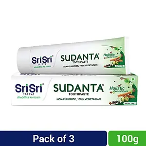 SRI SRI TATTVA Sudanta Toothpaste100g (Pack of 3)