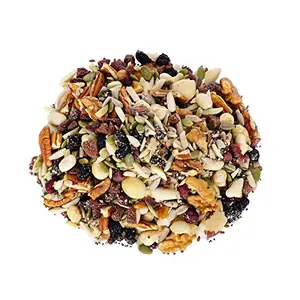 Berries And Nuts Special Protein Trail Mix | Dried Berries Nuts & Seeds | 200 Grams