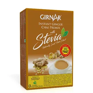 Girnar Instant Ginger Chai Premix with Stevia - 10 sachets