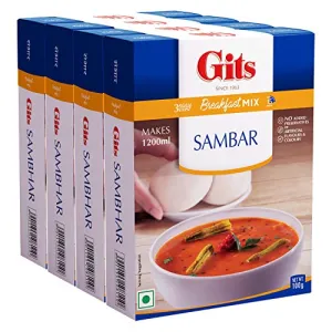 Gits Sambhar Breakfast Mix 400g (Pack of 4 X 100g Each)