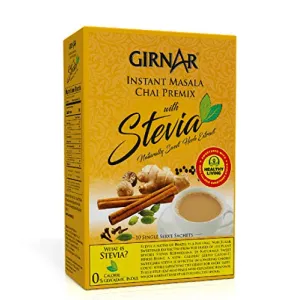 Girnar Instant Masala Chai Premix with Stevia - 10 sachets