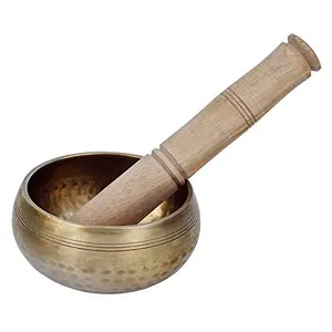 Tibetan Singing Bowl Meditation Art Buddhist Decor (Dia: 4inch) MN-Singing_Bowl_Plain_4_inch