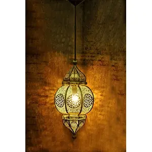 Moroccan Filigree Hanging Pendant Light