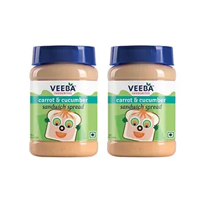 Veeba Carrot and Cucumber Sandwich Spread 280g (Pack of 2)