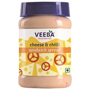 Veeba Cheese and Chilli Sandwich Spread 275g (Pack of 2)