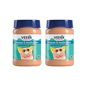 Veeba Cheese and Mushroom Sandwich Spread 280g (Pack of 2)