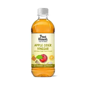 Apple Cider Vinegar With Honey Ginger Garlic & Lemon 500 ml ( 16.90 OZ)