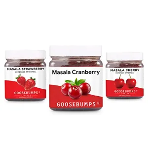 Digestive Masala Cranberries Masala Strawberry Masala Cherry Dehydrated Fruits Pack of 3 (150 g Each) (450g)