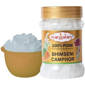 Mangalam Bhimseni Camphor Jar (Bhimseni Camphor 100 gm Jar)
