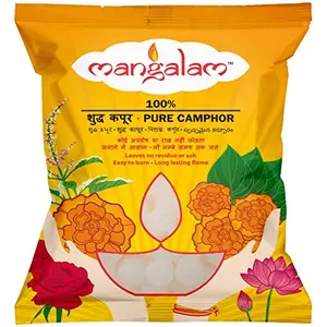 Mangalam Camphor Pouch (500g Big Round Pack of 1)