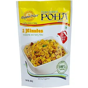 OrganoNutri - Super Instant Rice Poha - Instant Breakfast (3 Packs/ 480g)
