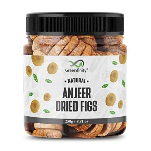 Premium Afghani Anjeer - 250g | Dried Figs | Jar Pack.