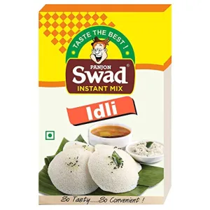 Swad Instant Idli Mix (100% Soft Rice Idli in 3 Easy Steps | Traditional Ingredients | No Preservatives | Indian Breakfast Snack) 2 x 200g