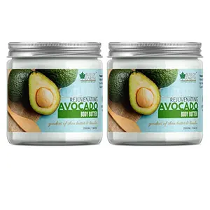 Bliss of Earth Rejuvenating Avocado Body Butter For Tired Looking Skin (2x200GM) Pack Of 2