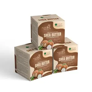 Bliss of Earth 100% Pure Organic Ivory Shea Butter | Raw | Unrefined | African | 3x100GM | Great For Face Skin Body Lips DIY products|