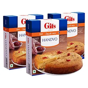 Gits Instant Handvo Snack Mix 1500g (Pack of 3 X 500g Each)