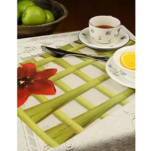 Freelance PVC Frosted Table Mats Kitchen & Dining Placemats Set of 6 pcs 30 x 45 cm