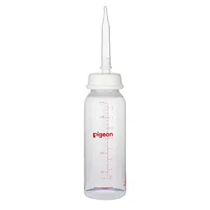 Pigeon Cleft Palate Nursing/Feeding BottleFeeder with Silicone Long NippleBPA FreeBPS FreeAdjustable Milk Flow240 ml