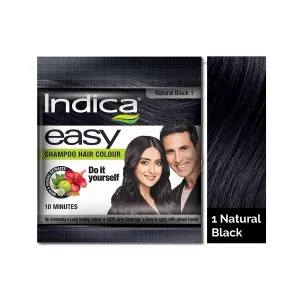Indica Easy Hair Color 25 ml (Black Colour)