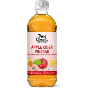 Apple Cider Vinegar With Honey, Ginger, Garlic & Lemon Infused 500 ml (16.90 OZ)