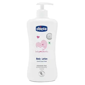 Chicco Baby Moments Body Lotion Deep Nourishment Non-sticky Formula Dermatologically tested Paraben and Mineral Oil free (500 ml)