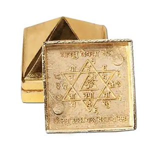 Metal Wish Pyramid, 3 Layer with 91 Pyramids for Vastu and (2 inch)