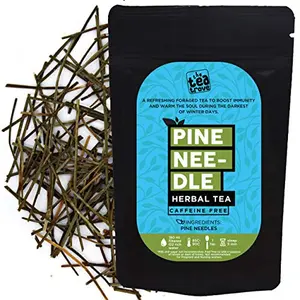 The Tea Trove Organic White Pine Needle Tea | High Altitude Himalayan Spring Pine Needle Tea for coughs and colds | 50 gms