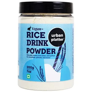Urban Platter Vegan Rice Milk Powder 200G / 7Oz [Creamy And Sweet Dairy-Free Milk Alternative]