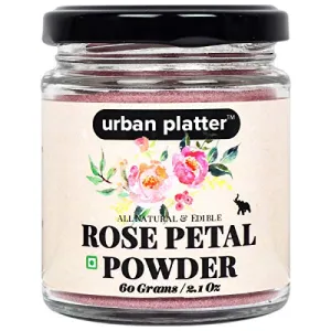 Urban Platter Edible Rose Petal Powder 60g