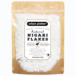 Urban Platter Natural Nigari Flakes 500g [Magnesium Chloride Flakes]