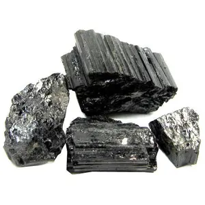 Crystal Cave Exports Black Tourmaline Stone Rough - 5 Kg (Powerful Protection Against Negative Energy)