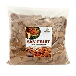 Jioo Organics Orginal Unpeeled Sky Fruit | Kadwa Badam for Sugar | Diabetes | Mahogany | Thean kai | Theankani | 100g