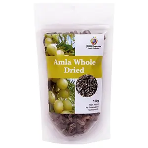 Jioo Organics Whole Amla Sun-Dried Indian Gooseberry Pack (100 Gms)
