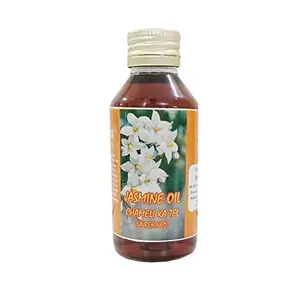 Jioo Organics Chameli Oil for Hanuman Puja | Chola Pooja | Jasmine Flower Oil for Face | Hair | Skin Fragrance Raw 100 Ml