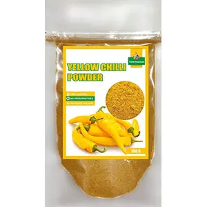 Jioo Organics Yellow Chilly Powder | Peeli Mirch Powder |100 g