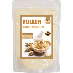 Jioo Organics Fuller Earth Multani Mitti Powder For Face Skin Pack and Hair Pack 250 g