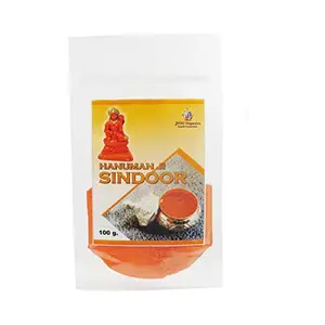 Jioo Organics Hanuman Ji Sindoor (Orange_1.9 Inch X 3.9 Inch X 3.9 Inch)