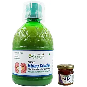 Farm Naturelle- 100% Pure and Effective Stone Crusher Breaker Patharchatta Juice -400 ml and Free Jamun Honey 55g x 1