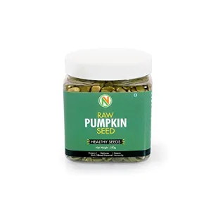 NatureVit Raw Pumpkin Seeds for Eating 250g [Jar Pack] | | Protein Rich Seeds