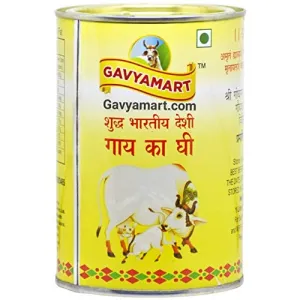 Gavyamart Indian A2 Desi Cow Ghee 100% Pure Non GMO - Made of kankrej Organic Cow Ghee (1L)
