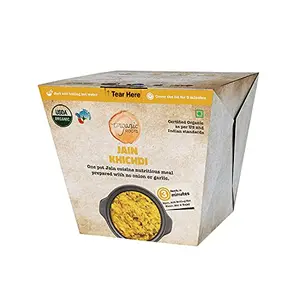Organic Roots Jain Khichdi Instant Food Healthy Food Ready to Eat Full Meal No MSG No Preservatives 55 Gm (Pack of 1)